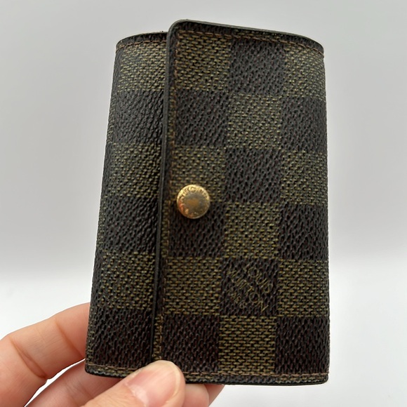Louis Vuitton Damier Ebene 6 key holder wallet key case - Picture 2 of 6